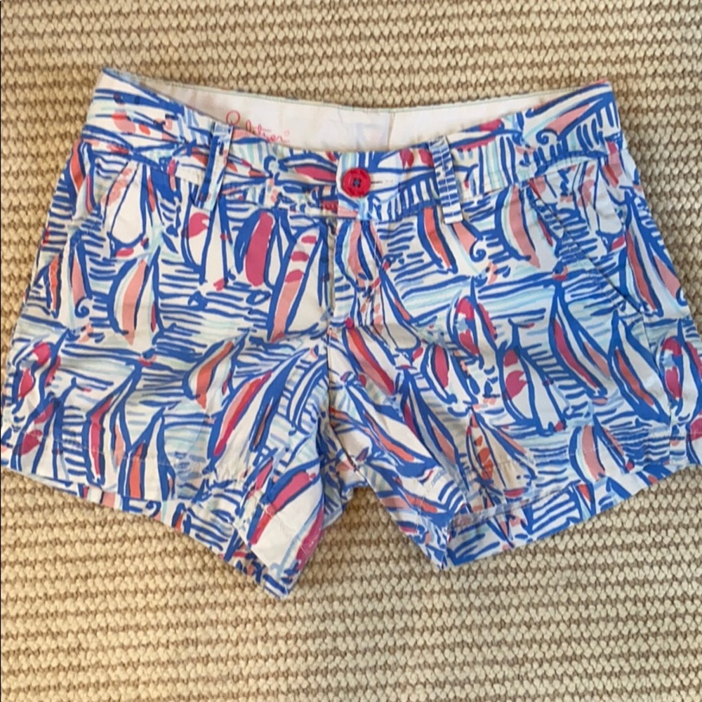 Lilly Pulitzer sailboat shorts